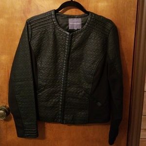 Kate & Mallory motto jacket black